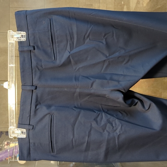 Haggar H26 Premium Stretch Navy Dress Pants - Picture 3 of 6